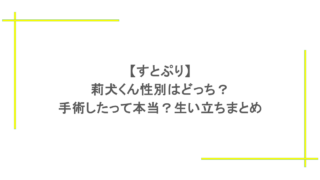 【すとぷり】莉犬くん性別はどっち？手術したって本当？生い立ちまとめ